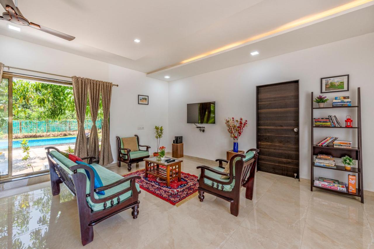 Saffronstays Lakeview Nivara - Farm Stay Villa With Private Pool Near Pune Extérieur photo
