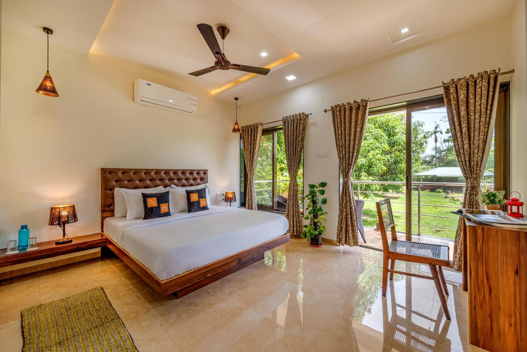 Saffronstays Lakeview Nivara - Farm Stay Villa With Private Pool Near Pune Extérieur photo